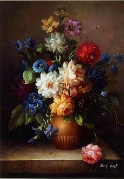 unknow artist Floral, beautiful classical still life of flowers.087 Norge oil painting art